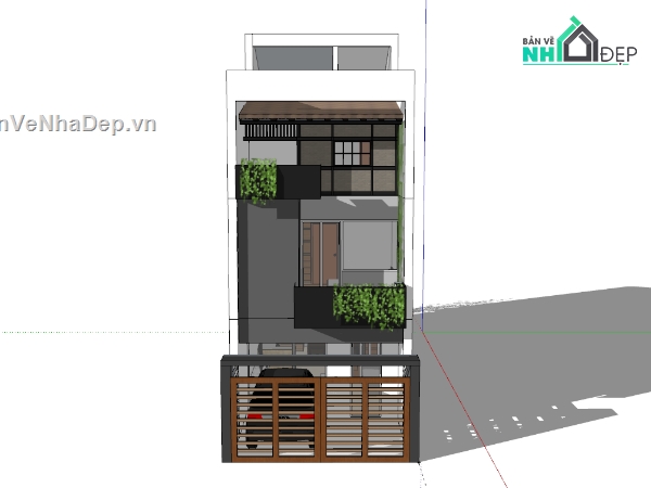 nhà phố,model nhà phố,nhà phố 3 tầng