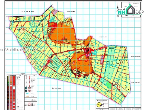 quy hoạch sử dụng đất,quy hoạch huyện,quy hoạch huyện tri tôn,bản vẽ quy hoạch