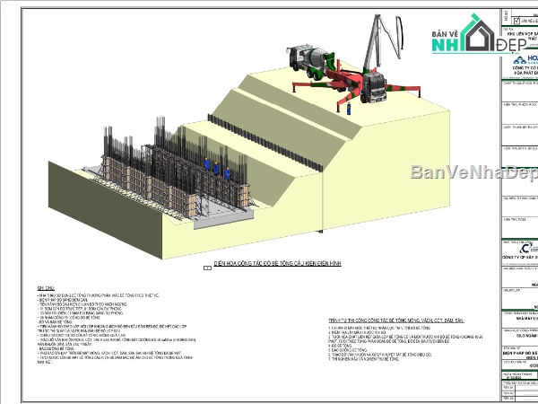 Revit BPTC,BPTC Bể nước ngầm,BPTC Silo Ngầm