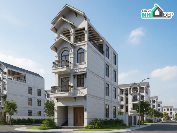 revit nhà 3 tầng,file revit nhà phố 3 tầng 1 tum,nhà phố 3 tầng 1 tum revit