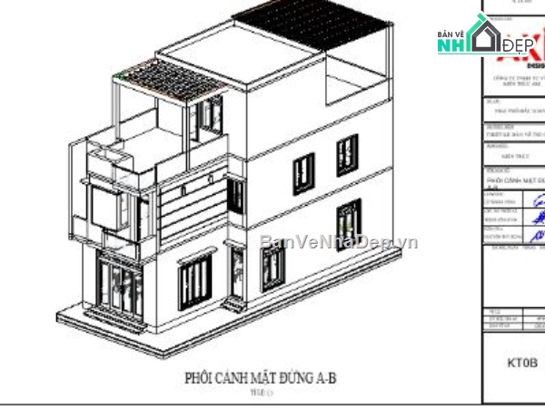 biệt thự 3 tầng,revit biệt thự 3 tầng,biệt thự 3 tầng file revit