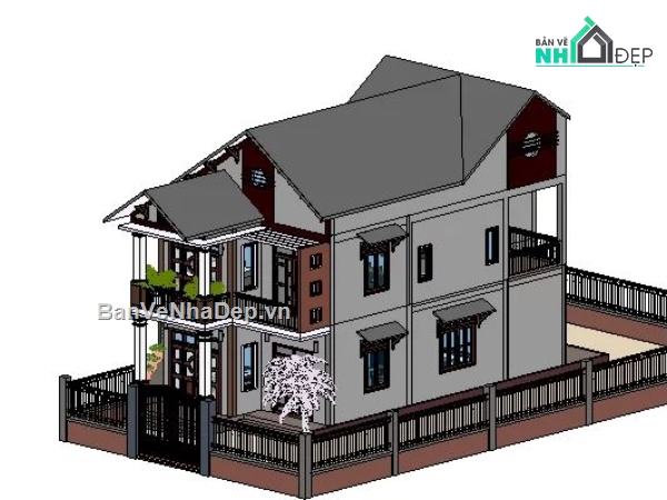 nhà phố 2 tầng,revit nhà phố 2 tầng,file revit nhà phố 2 tầng,nhà phố 2 tầng file revit