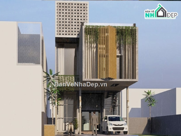 su nhà phố,sketchup nhà phố,nhà phố 2 tầng