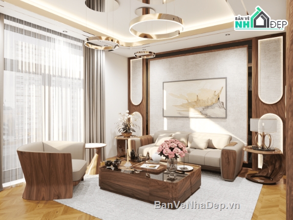 su phòng khách,sketchup phòng khách,phòng khách