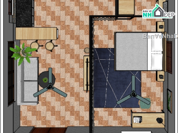 su nhà cấp 4,sketchup nhà cấp 4,nhà cấp 4