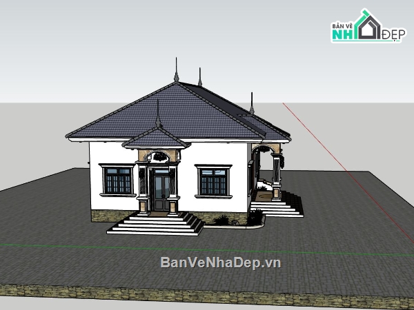 biệt thự 1 tầng,model su biêt thự 2 tầng,biệt thự đẹp