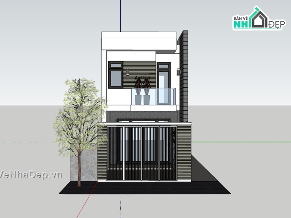 Nhà phố 2 tầng 5x22m,mẫu nhà ống 2 tầng hiện đại,thiết kế nhà phố 2 tầng đẹp