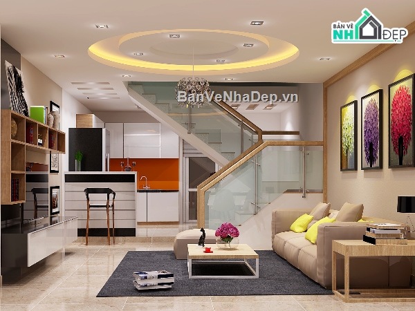 su nội thất phòng khách,File sketchup nội thất,File sketchup nội thất phòng khách,sketchup nội thất,su nhà phố