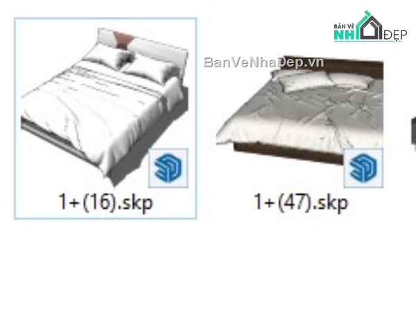 giường,tổng hợp mẫu giường,giường sketchup