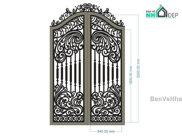 mẫu cổng,File cổng 2 cánh cnc,mẫu cổng 2 cánh