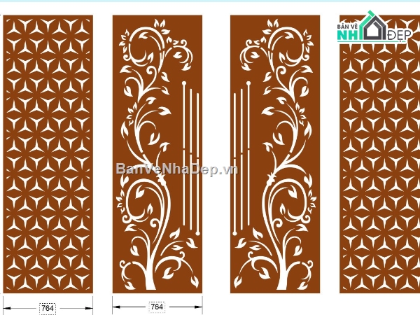 cổng cnc 4 cánh,mẫu cnc cổng 4 cánh,file cnc cổng 4 cánh,cnc cổng 4 cánh