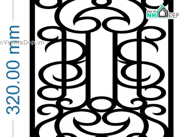 cnc hàng rào,File hàng rào cnc,bản vẽ hàng rào dxf