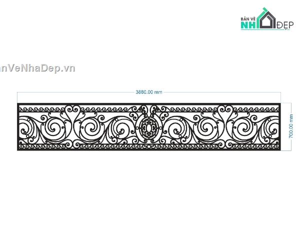 mẫu lan can,lan can dxf,2d lan can