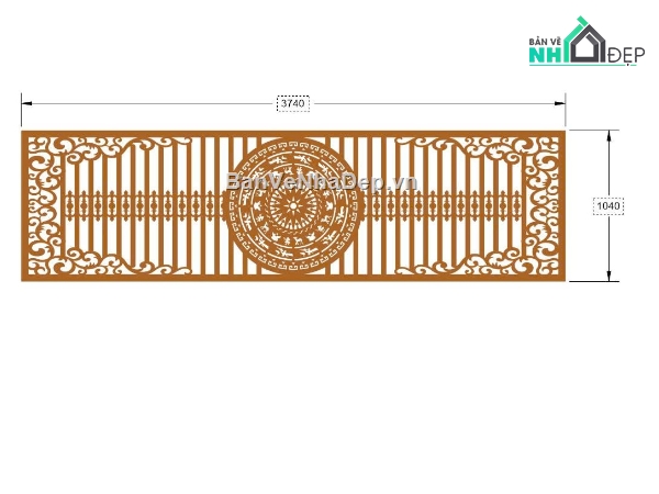 mẫu lan can cnc,lan can dxf,lan can cnc