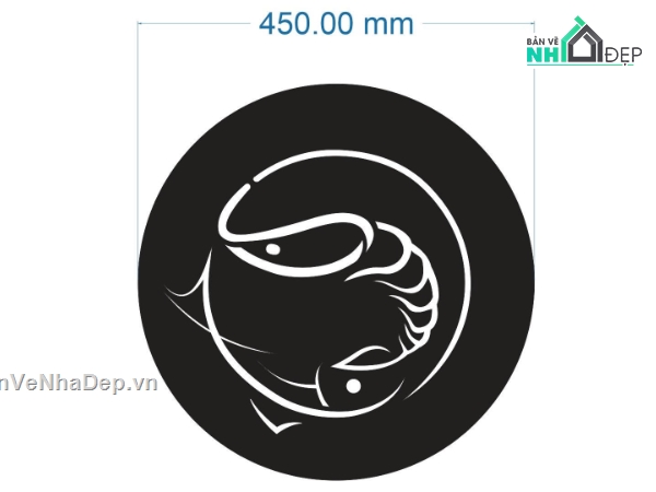 mẫu cnc logo,logo tôm cá,file logo thương hiệu