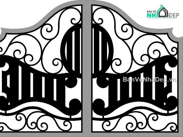 File cổng 2 cánh cnc,file cổng 2 cánh,mẫu cổng 2 cánh