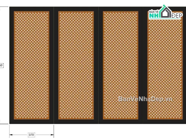 mẫu cổng 4 cánh,cổng 4 cánh cnc,File cổng 4 cánh