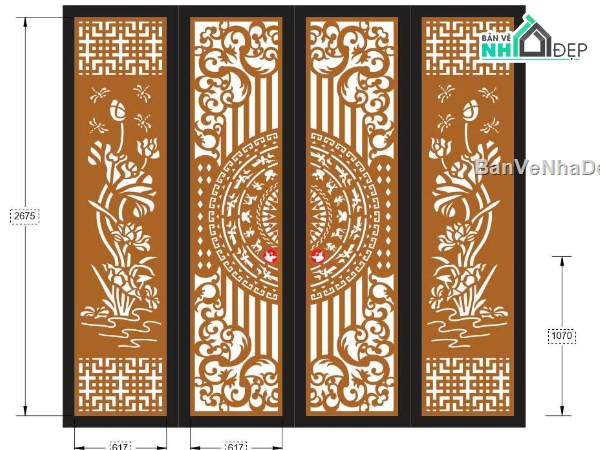 cổng sen,cổng trống,mẫu cổng,sen cổng