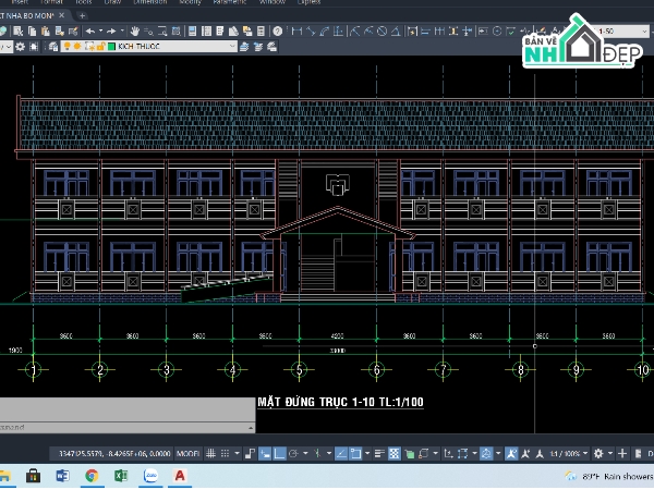 thiết kế kiến trúc trường học,bản vẽ trường học,mẫu trường học đẹp