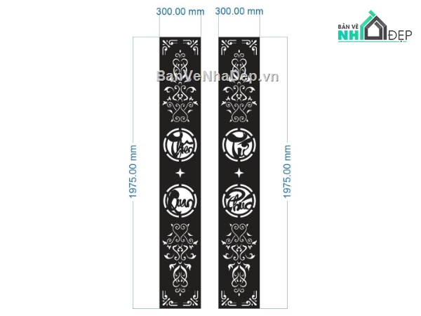vách cnc,vách dxf,mẫu vách cnc
