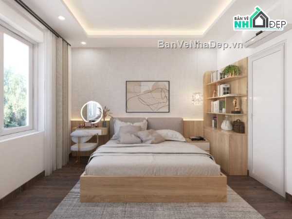 nội thất phòng ngủ,sketchup nội thất,File sketchup nội thất,File sketchup nội thất phòng ngủ,mẫu phòng ngủ