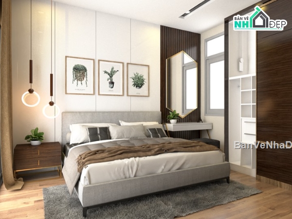 model phòng ngủ hiện đại,phòng ngủ hiện đại file sketchup,mẫu nội thất phòng ngủ su