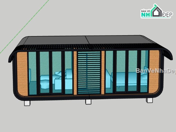 nhà di động,3dsu nhà di động,sketchup nhà di động