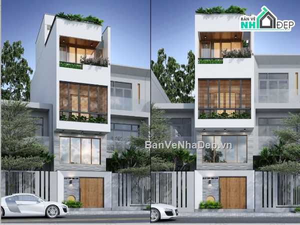 nhà phố,nhà phố hiện đại,nhà phố 4 tầng,nhà phố 3 tầng 1 tum