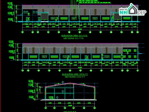 bản vẽ xưởng,bản vẽ nhà xưởng,kết cấu nhà xưởng,thiết kế nhà xưởng,kiến trúc nhà xưởng