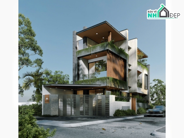 mẫu biệt thự 3 tầng,biệt thự 3 tầng,nhà đẹp 3 tầng,nhà phố 3 tầng,bản vẽ 3 tầng