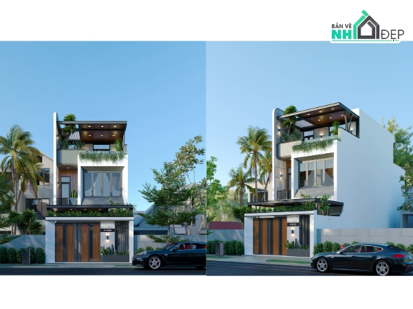 bản vẽ nhà phố 3 tầng,nhà đẹp 3 tầng,nhà hiện đại 3 tầng,mẫu nhà đẹp 3 tầng