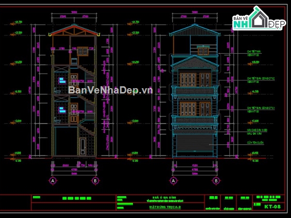 nhà phố 4 tầng,nhà 4 tầng,kiến trúc nhà 4 tầng,bản vẽ nhà 4 tầng