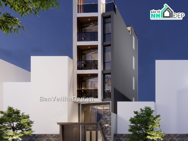 Model revit nhà phố 4 tầng,Revit nhà phố 4 tầng,Bản vẽ revit nhà phố 4 tầng,Bản vẽ nhà phố 4 tầng file revit,Nhà phố 4 tầng file revit