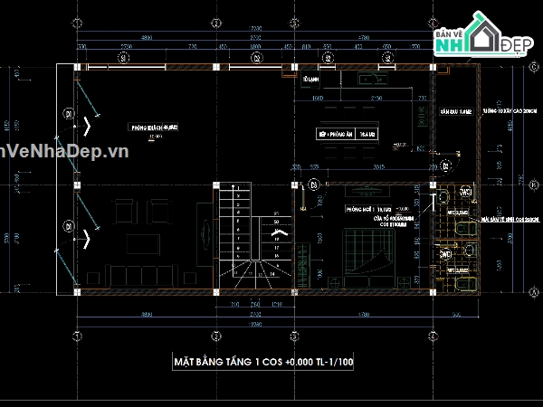 thiết kế nhà phố 2 tầng,bản vẽ nhà phố 2 tầng,nhà phố 2 tầng,thiết kế nhà phố