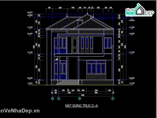 bản vẽ 2 tầng,kiến trúc nhà 2 tầng,biệt thự 2 tầng,mẫu nhà 2 tầng