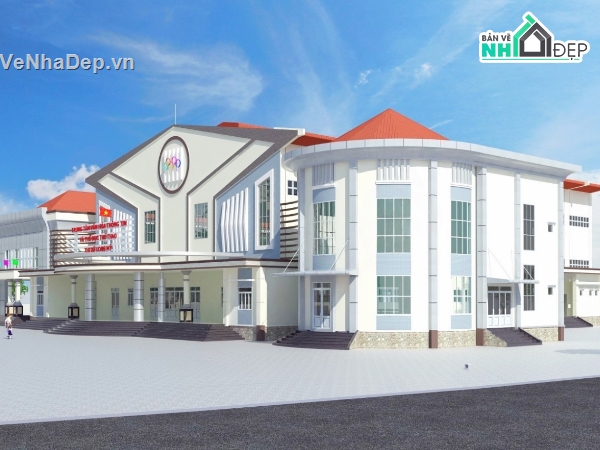 hồ sơ cad nhà thi đấu,bản vẽ nhà thi đấu,kiến trúc nhà thi đấu