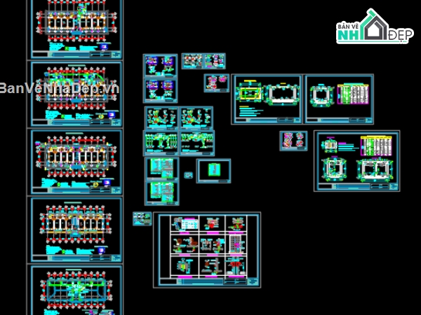 trụ sở cơ quan,trụ sở làm việc,nhà khách cơ quan,nhà làm việc 2 tầng,nhà làm việc 10x32m,full bản vẽ nhà làm việc cơ quan