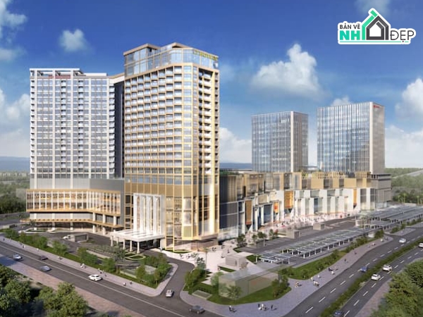 căn hộ thương mại,trung tâm thương mại,cad trung tâm thương mại