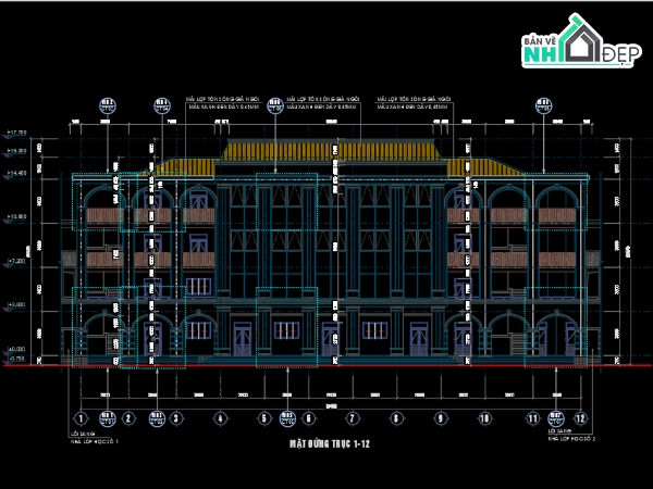 Hồ sơ thiết kế,trường tiểu học,trường học,Nhà hiệu bộ,trường,thiết kế