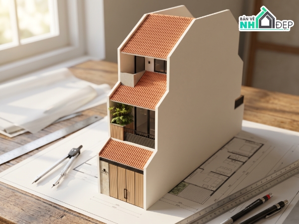 thiết kế nhà phố,thiết kế nhà phố 3 tầng,hồ sơ thiết kế nhà phố