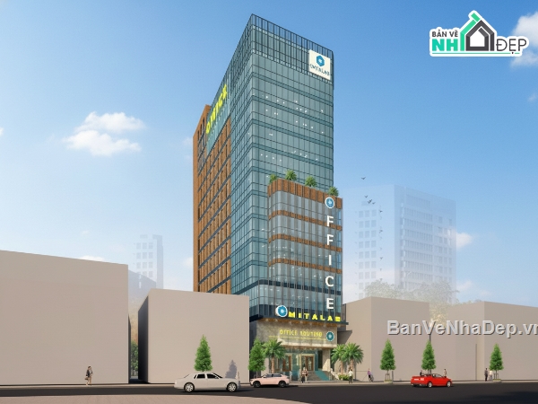 bản vẽ tòa nhà văn phòng,thiết kế văn phòng,MEP văn phòng,kiến trúc tòa nhà văn phòng,Full hồ sơ bản vẽ