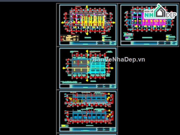 nhà xe cơ quan,trụ sở làm việc,hồ sơ thiết kế thi công,bản vẽ thi công,nhà làm việc cơ quan,nhà đặt máy nổ