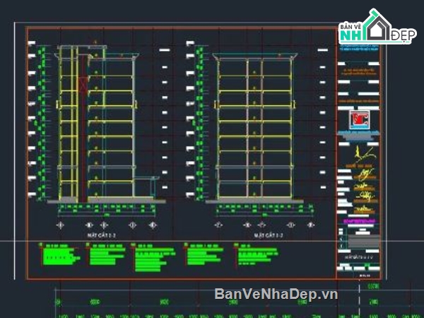 bệnh viện 9 tầng,file cad bệnh viện,bệnh viện file cad,autocad bệnh viện