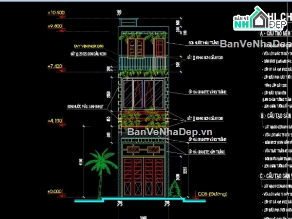 Thiết kế nhà phố,nhà ống lệch tầng,Thiết kế nội thất