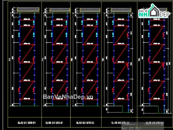 dầm sàn,BPTC dầm sàn,dầm sàn tầng 3