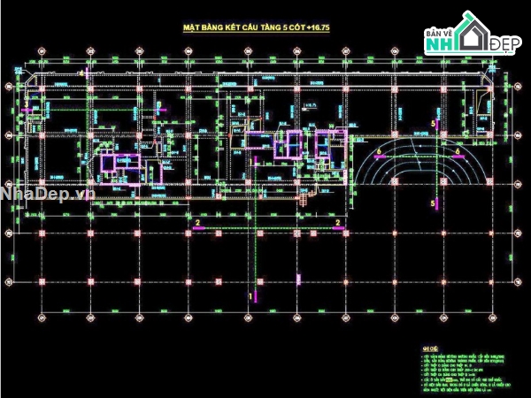 Biện pháp thi công sàn chuyển,BPTC sàn chuyển,file cad bptc sàn chuyển