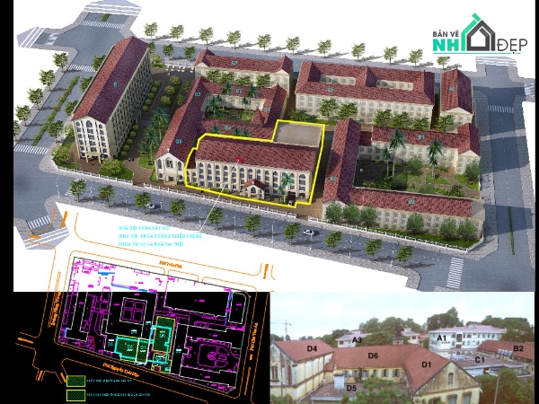 bản vẽ bệnh viện,kiến trúc bệnh viện,bản vẽ kiến trúc bệnh viện,bản vẽ cải tạo,file cad bệnh viện