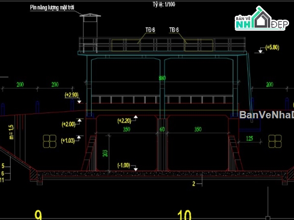 cống thủy lợi,file cad cống thủy lợi,cad cống thủy lợi