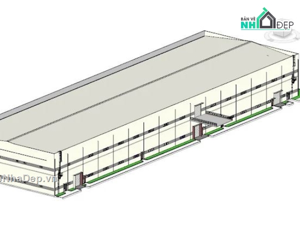 bản vẽ nhà xưởng,nhà xưởng công nghiệp,kiến trúc xưởng