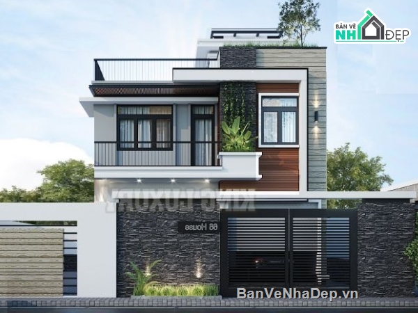 Biệt thự 2 tầng,file cad biệt thự 2 tầng,bản vẽ biệt thự 2 tầng,kiến trúc biệt thự 2 tầng,biệt thự 2 tầng 10.7x10m